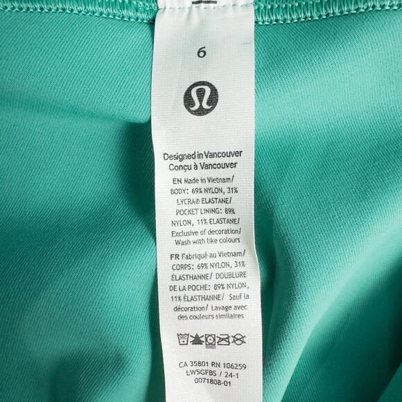 Lululemon Swift Speed High Rise Tight 28" Womens 6 Maldives Green LW5GFBS - Picture 3 of 16